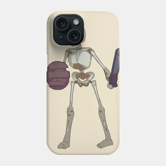 skeleton warrior Phone Case by cokyfish