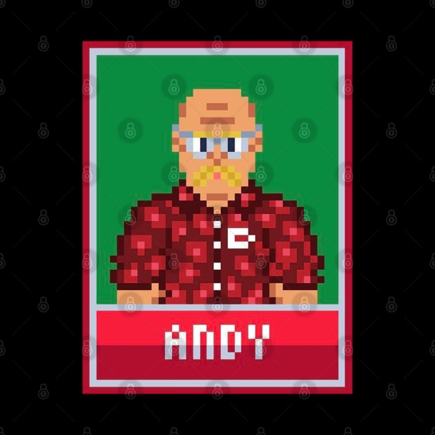 Andy reid 8bit by Roti Kodok Art