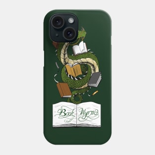 Book Wyrm (sage) Phone Case