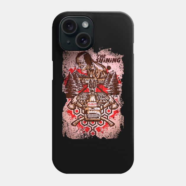 Overlook Hotel Vibes Embrace the Eerie Atmosphere and Iconic Moments of Shining on a Tee Phone Case by Irwin Bradtke