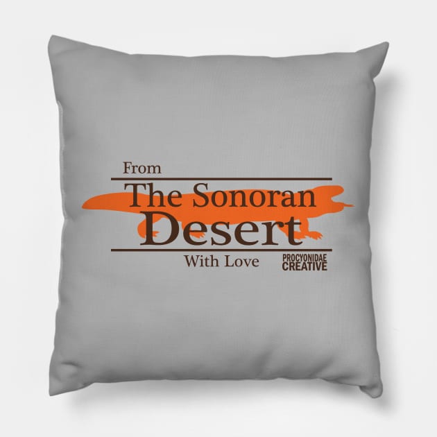 From The Sonoran Desert with Love II: Gila Monster Pillow by ProcyonidaeCreative