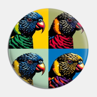 Pop Loriini Art - Cool Birds Pin