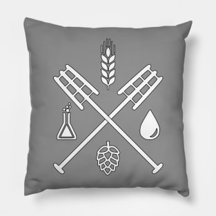 Beer Ingredients Dueling Paddles [Light] Pillow