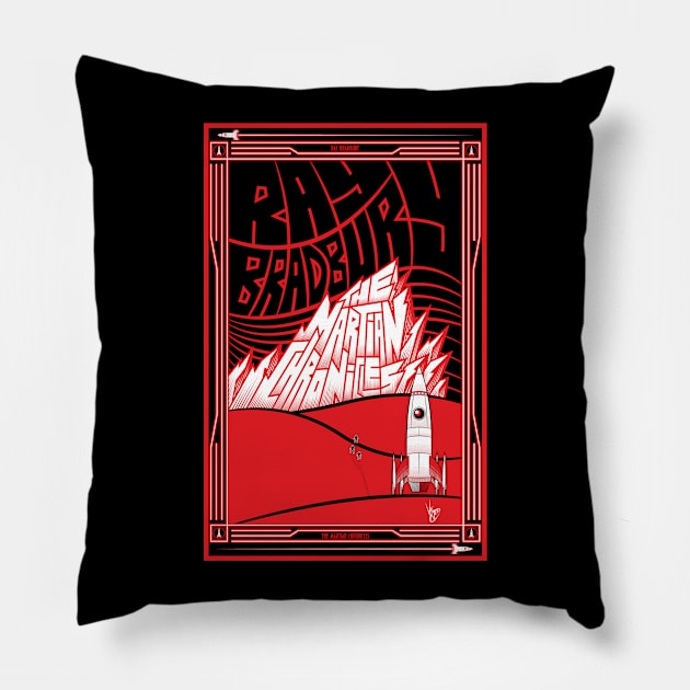 The Martian Chronicles Pillow by VicNeko