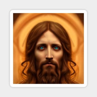 Unforgettable face of the savior Jesus Christ Magnet