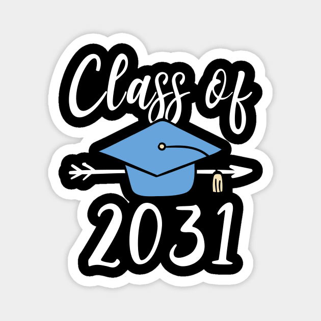 Class Of 2031 Senior Graduation Magnet by kateeleone97023