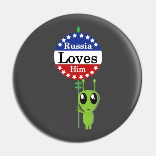 Russia loves him Pin