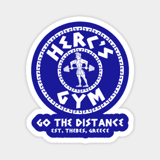 Herc's Gym (White) Magnet