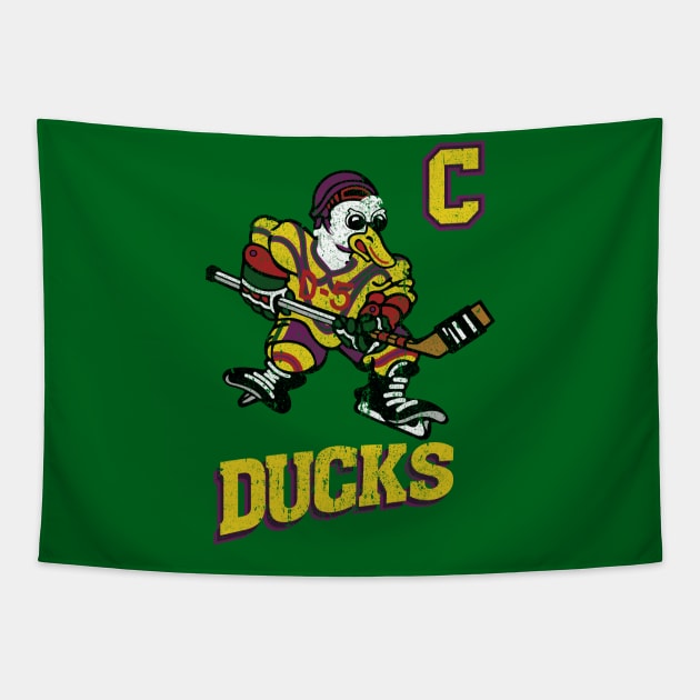 Ducks Captain Jersey Tapestry by huckblade