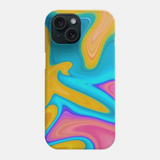 Abstract creative marbling Phone Case