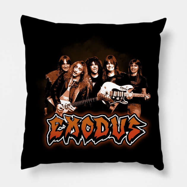 Exoduss Evolution Metal Legends Rise Pillow by Confused Reviews