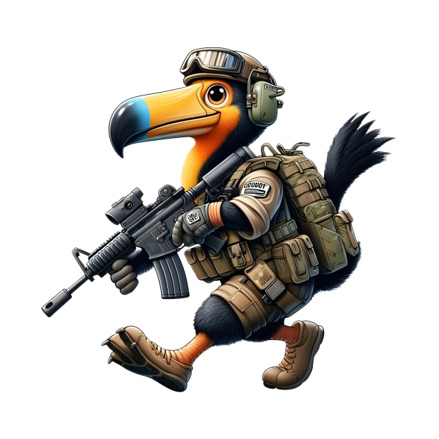 Tactical Dodo Bird by Rawlifegraphic