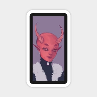 Fashion Boa Demon Priest Magnet