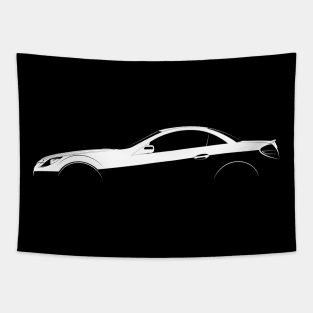 Mercedes-Benz SLK 55 AMG Black Series Silhouette Tapestry