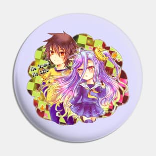 No Game No Life Sora & Shiro Pin