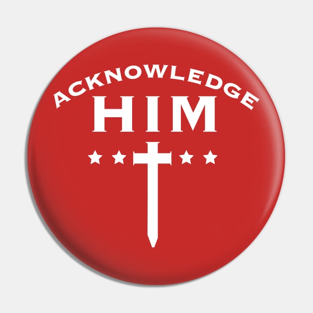 Acknowledge Him Tee (front and back) Pin by StyleStudio34