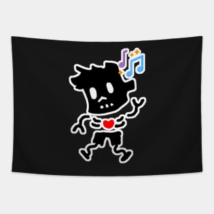 dance zombie boy Tapestry