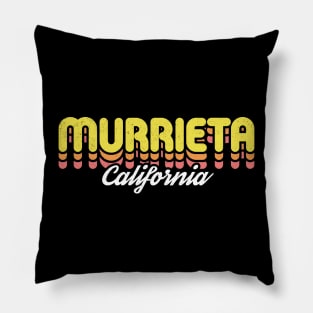 Retro Murrieta California Pillow