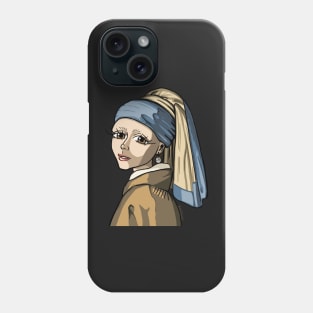 Girl with the Pearl Earring, Reimagined Phone Case