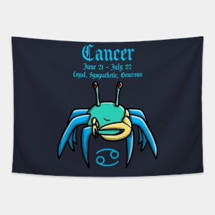 Cancer Zodiac Sign Dates & Traits Tapestry