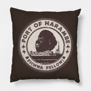 Port of Harambe Pillow