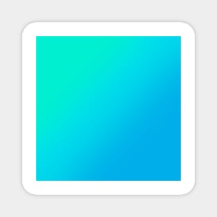 Turquoise to Blue Gradient Magnet