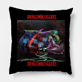 DragonBloggers Cave Tech Dragons Pillow