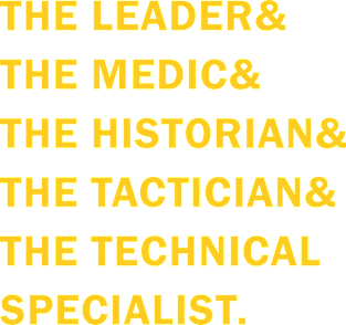 Travelers - The Leader & The Medic & The Historian & The Tactician & The Technical Specialist Magnet