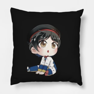 Surprised Neige LeBlanche Chibi Pillow