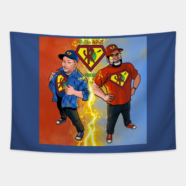 New Logo Tapestry by Krypton Report Podcast 