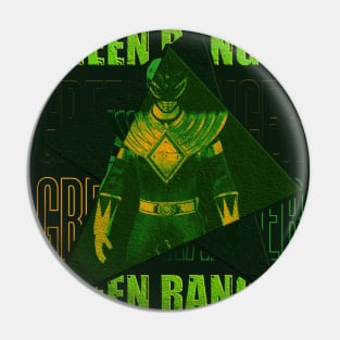 green ranger vintage retro style Pin