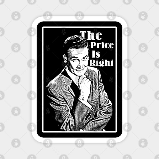 bob barker - the price is right Magnet by Mandegraph