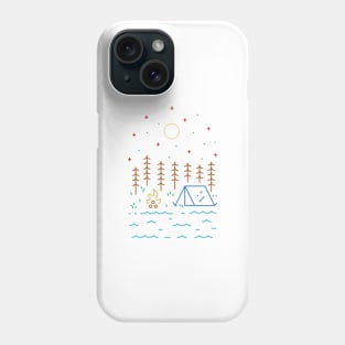 Adventure Camp Monoline Phone Case