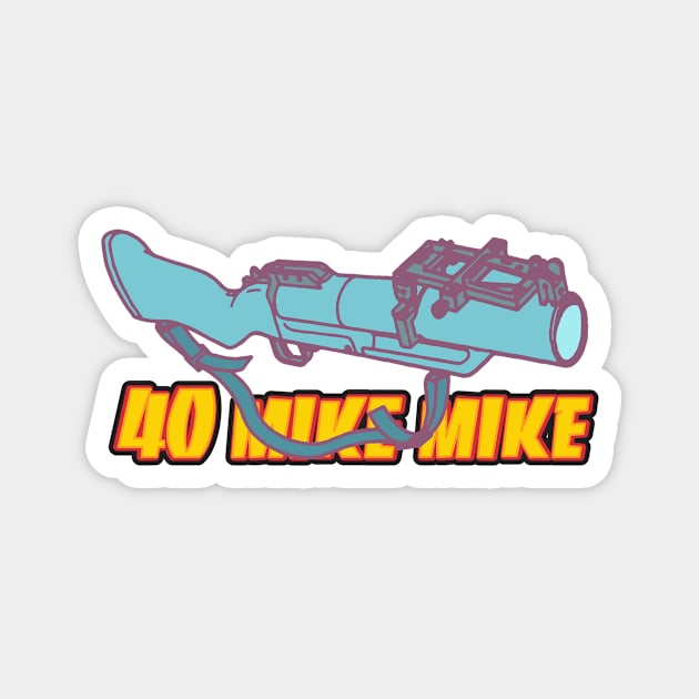 40 Mike Mike Magnet by Toby Wilkinson