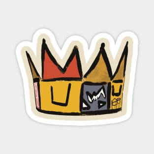 Basquiat Crown Style Magnet