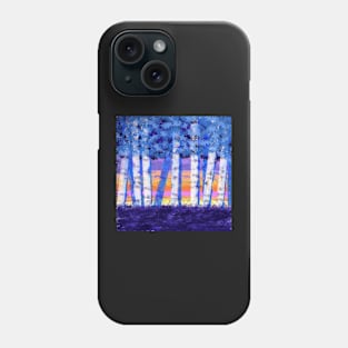 SUNRISE BIRCHES Phone Case