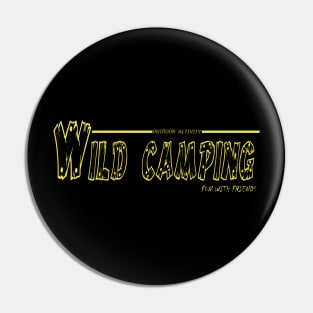 trekkng and hiking wild camping adventure Pin