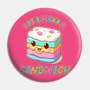 Let's Make a Sandwich? Kawaii Ice Cream Sandwich Pin