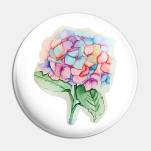 HydrangeaMulticolour Pin