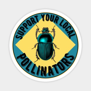 Support Beetle Pollinators Magnet