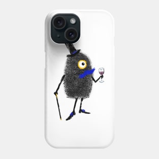 Mr. Thumb Print Goes To Dinner Phone Case