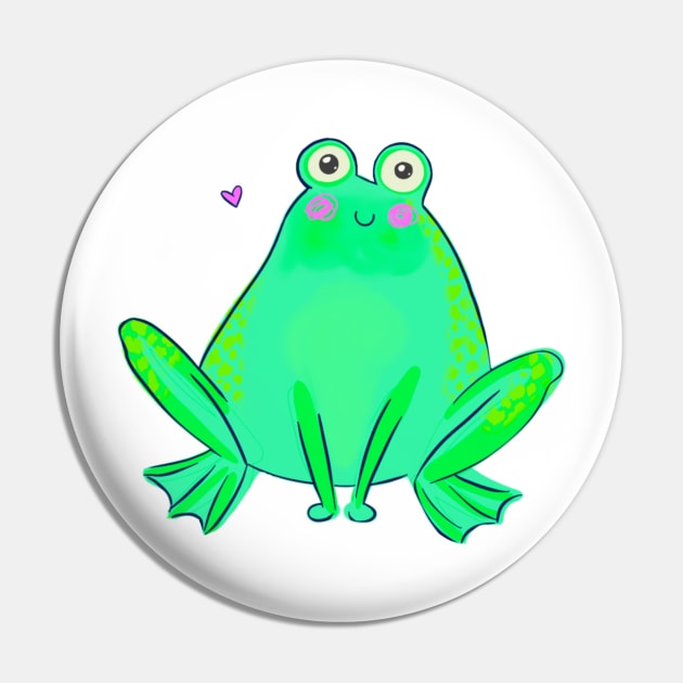 Fantastic Froggie Pin by DammiDuck