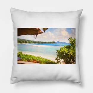 Seychelles. Meridien Barbarons. Indian Ocean. Pillow