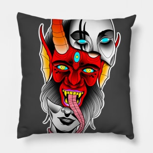 The Devil Within Pillow