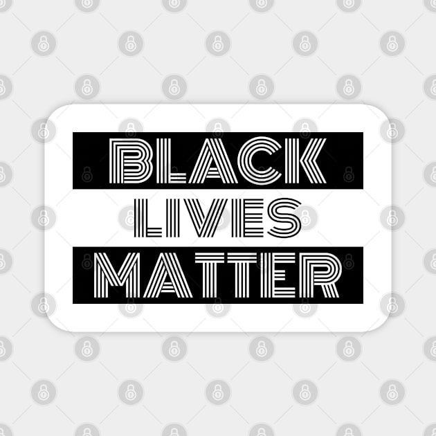 Black Lives Matter Retro Magnet by ahmadzakiramadhan