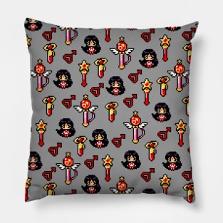 Sailor Mars - Grey Pillow