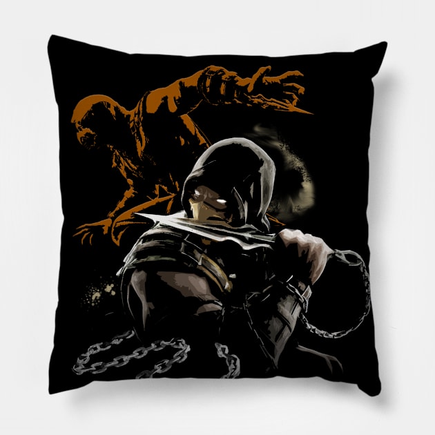 Scorpion Mortal Combact Pillow by RejaDX