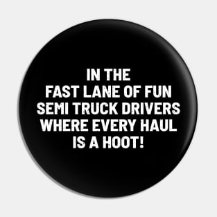 Semi Truck Drivers Where Horn Pin