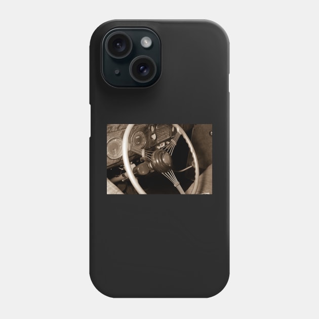 1938 Ford V8 Art Deco Wheel 6 Phone Case by Robert Alsop