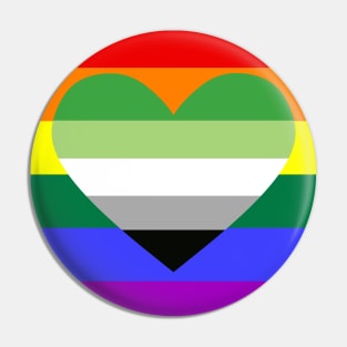 Aromantic and Homosexual Pin